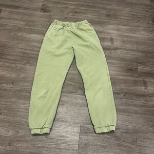 Kids Green Sweatpants
